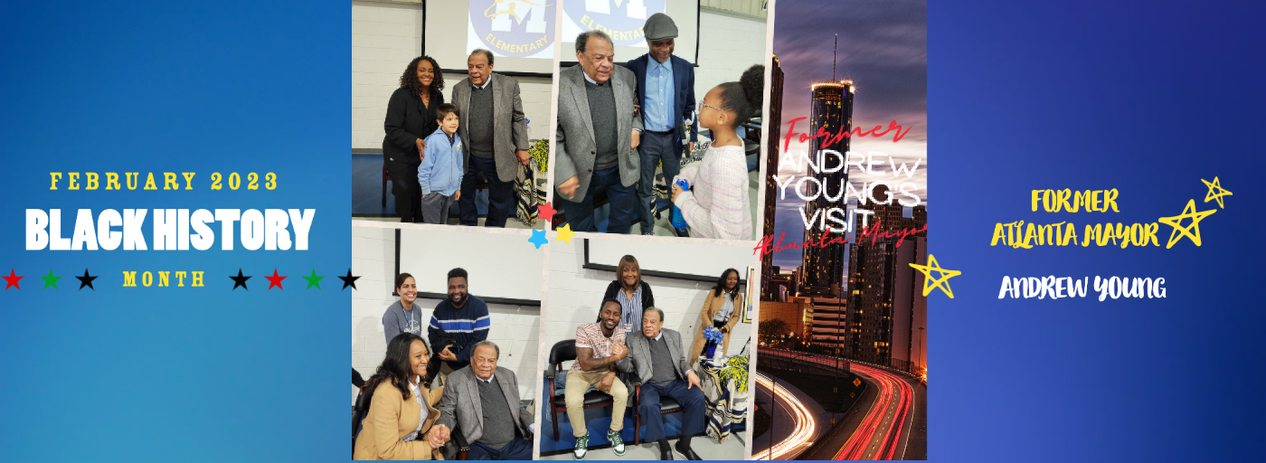 Former Mayor of Atlanta Andrew Young&#39;s Visit to Montgomery Elementary